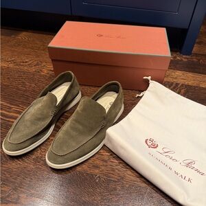 Loro Piana Men's Suede Summer Walks